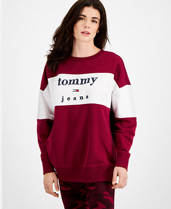 Толстовка с цветными блоками и логотипом Tommy Jeans