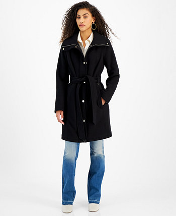 Миниатюрное пальто с поясом, созданное для Macy's Michael Kors