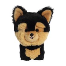 Aurora Small Black Teddy Pets 7&#34; Yorkie Playful Stuffed Animal Aurora