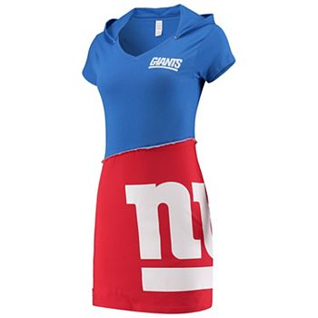 Мини-детское платье с капюшоном New York Giants из переработанной ткани Refried Apparel