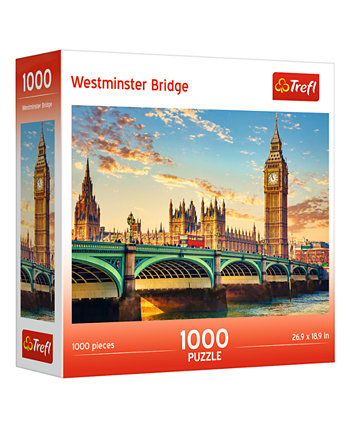 Красный пазл 1000 деталей - Вестминстерский мост Trefl