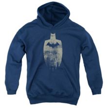 Batman Gold Silhouette Youth Pull Over Hoodie Licensed Character