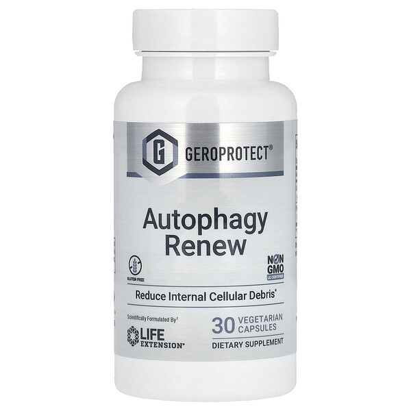 Geroprotect, Autophagy Renew - 30 вегетарианских капсул - Life Extension Life Extension