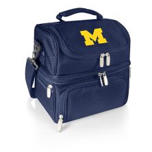 Picnic Time Michigan Wolverines 7-Piece Insulated Cooler Lunch Tote Set Picnic Time