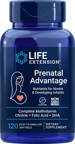 Life Extension Prenatal Advantage — 120 мягких капсул Life Extension