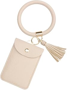 Брелок с карабином COOLANS Wristlet Bracelet Keychain Credit Card Holder Purse COOLANS