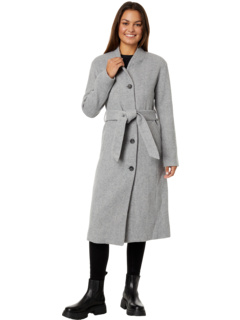 Пальто из смесовой шерсти с накладным воротником Avec Les Filles