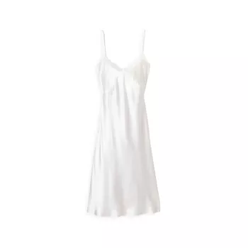 Шелковая ночная рубашка-комбинация Cossette Petite Plume
