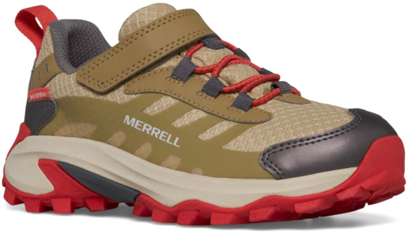 Водонепроницаемые кроссовки Moab Speed 2 с низким кондиционером (маленький/большой ребенок) Merrell Kids