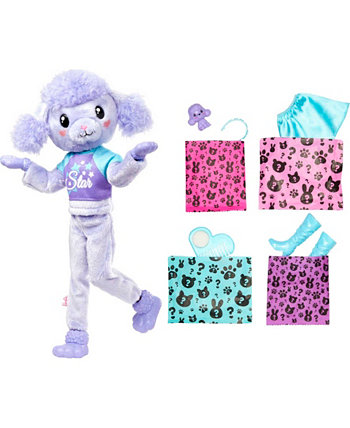 Кукла Cutie Reveal Cozy Cute Tees Series - Фиолетовый пудель Barbie
