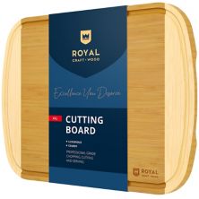 Cutting Board Two-tone Xxl, 20”x14” Royal Craft Wood