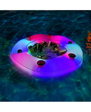 Надувной плавающий бар со светодиодной подсветкой, набор из 7 предметов POOLCANDY