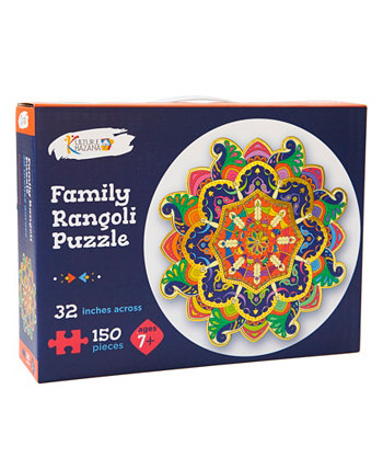Напольный пазл Family Rangoli Diwali Holi, 150 деталей Kulture Khazana