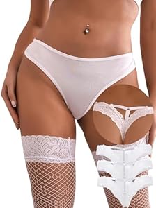 Женские Трусы ohyeahlady Sexy Thong Panties Lace Tangas Plus Size Cheeky Underwear V String Ohyeahlady