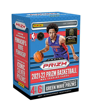 Запечатанная коробка для бластера Panini Prizm Basketball Factory 2021-22 — эксклюзивно для фанатиков Panini America