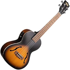 Kala Brand Music Co., 4-String Ukulele, Tobacco Burst Satin, Tenor (KA-JTE/2TS) Kala