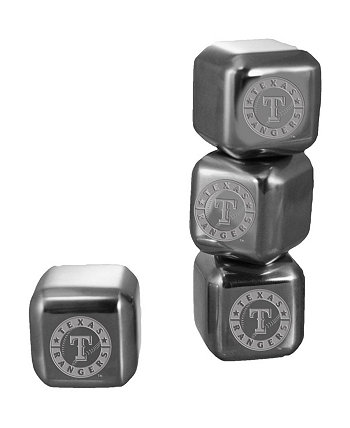 Texas Rangers Stainless Steel Ice Cubes 6-Piece Set Memory Company