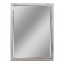 Head West Classic Brushed Nickel Chrome Wall Mirror Head West