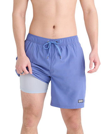 Мужские шорты для плавания Oh Buoy 2N1 Volley 7 дюймов SAXX