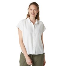 Женская рубашка Eddie Bauer из смесовой льняной ткани Camp Eddie Bauer