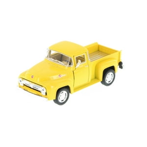 1956 Ford F-100 Pickup Truck, Yellow - Kinsmart 5385D - 1/38 Scale Diecast Model Toy Car (Brand New, but NOT IN BOX) KiNSMART