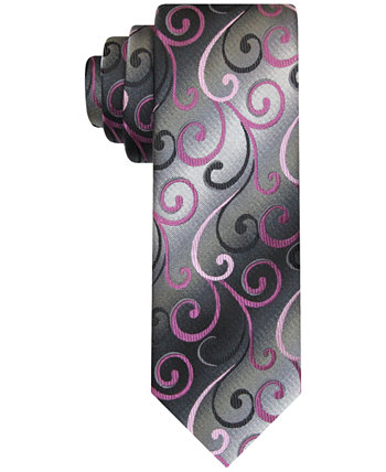 Мужской мерцающий галстук с завитками Van Heusen
