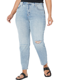 Узкие прямые джинсы больших размеров с высокой посадкой W28440RCS198 Silver Jeans Co.