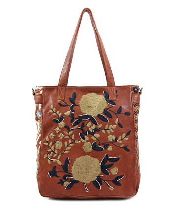 Женская сумка-тоут Flora Soul с ручной вышивкой Old Trend