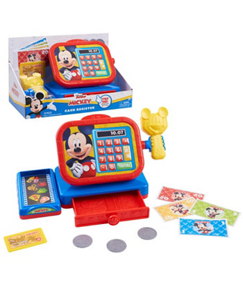 Кассовый аппарат Disney Junior Funhouse с реалистичными звуками, игровыми деньгами и сканером Mickey Mouse