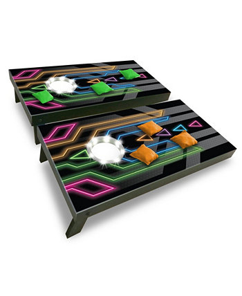 Серия электронных игровых автоматов Cornhole Neon, набор из 8 шт. Ambassador Games