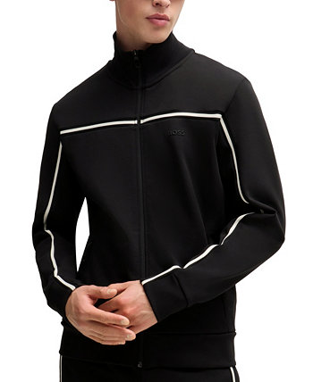 Men's Tape Insert Zip-Up Sweatshirt BOSS