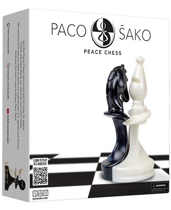 Paco Sako Peace Chess Set, 36 Piece Nutt Heads