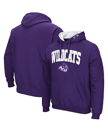 Мужской фиолетовый пуловер с капюшоном Abilene Christian University Wildcats Isle Colosseum