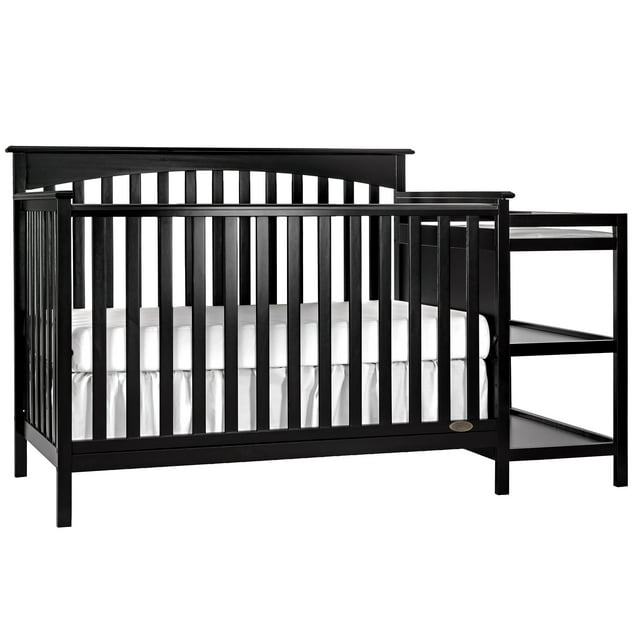 Dream On Me Chloe 5-in-1 Convertible Crib and Changer, Gray Dream On Me