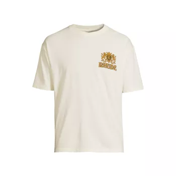 Cresta Cigar Logo Cotton T-Shirt R H U D E