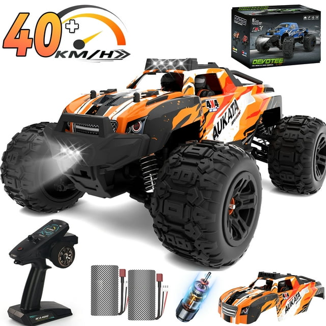 Yexmas 1:16 High-Speed RC Car,40KM/H All Terrain Remote Control Car,2 Batteries Gifts Toys for Kids Adults Yexmas