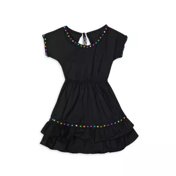 Маленькая девочка &amp;amp; Расшитое бисером платье Nissi для девочки Little Peixoto