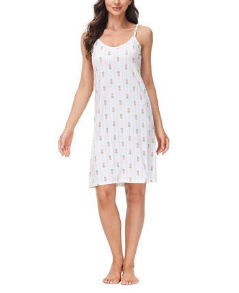 Women's Printed Chemise Nightgown Echo