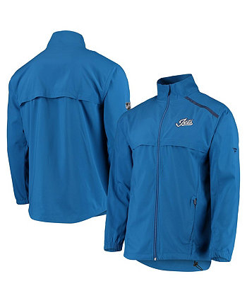 Мужская синяя куртка с молнией во всю длину Winnipeg Jets Alternate Logo Rinkside Mock Fanatics