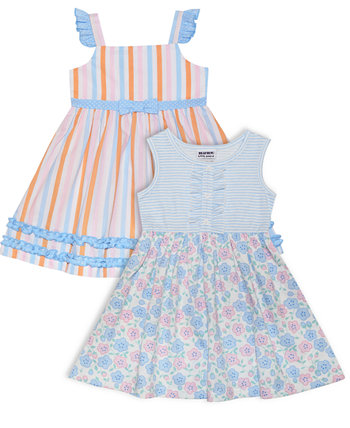 Набор из 2 платьев для девочек дошкольного возраста Blueberi Boulevard