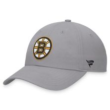 Кепка Fanatics Gray Boston Bruins Extra Time Adjustable Fanatics Brands - White Label