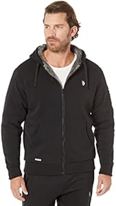 U.S. Polo Assn. Embossed Wordmark Sherpa Hoodie U.S. Polo Assn.