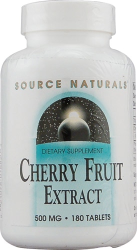 Экстракт вишни - 500 мг - 180 таблеток - Source Naturals Source Naturals