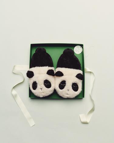 PANDA BEAR SLIPPERS ZARA