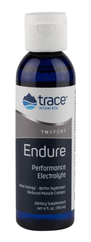 Электролиты Endure Performance – 120 мл, больше энергии, лучшее увлажнение Trace Minerals