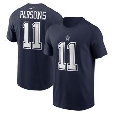 Men's Nike Micah Parsons Navy Dallas Cowboys Player Name & Number T-Shirt Nitro USA