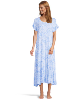 Женская Ночная сорочка Tommy Bahama Short Sleeve Knit Maxi Gown Tommy Bahama