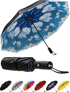 Зонт Repel Umbrella Repel Windproof Travel Stick, автоматическое открытие и закрытие, 21 дюйм Repel Umbrella