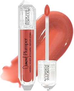 Physicians Formula Mineral Wear Diamond Lip Plumper Gloss, Dermatologist Tested, Brilliant Berry Diamond Physicians Formula