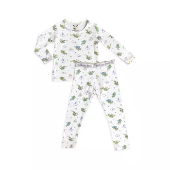 Baby's &amp; Little Kid's Dragon Long-Sleeve Shirt &amp; Pants Pajama Set Bellabu Bear